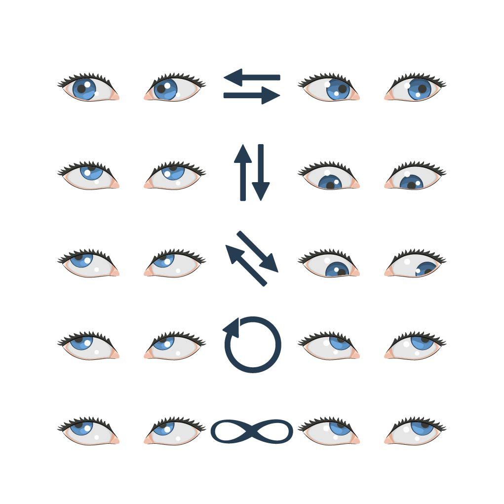 Augenübungen: Augen-Yoga