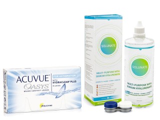 Acuvue Oasys for Astigmatism (6 Linsen) + Solunate Multi-Purpose 400 ml