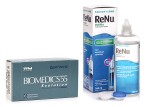 Biomedics 55 Evolution CooperVision (6 lentilles) + ReNu MultiPlus 360 ml avec étui 1590