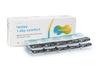 Lenjoy 1 Day Comfort (30 Linsen) + 10Stk. Kontaktlinsen kostenlos