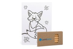 Lentiamo Malbuch + Buntstifte