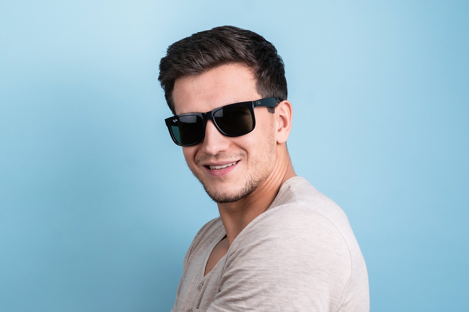 Ray Ban Justin RB4165 601 71 54 Sonnenbrillen Lentiamo