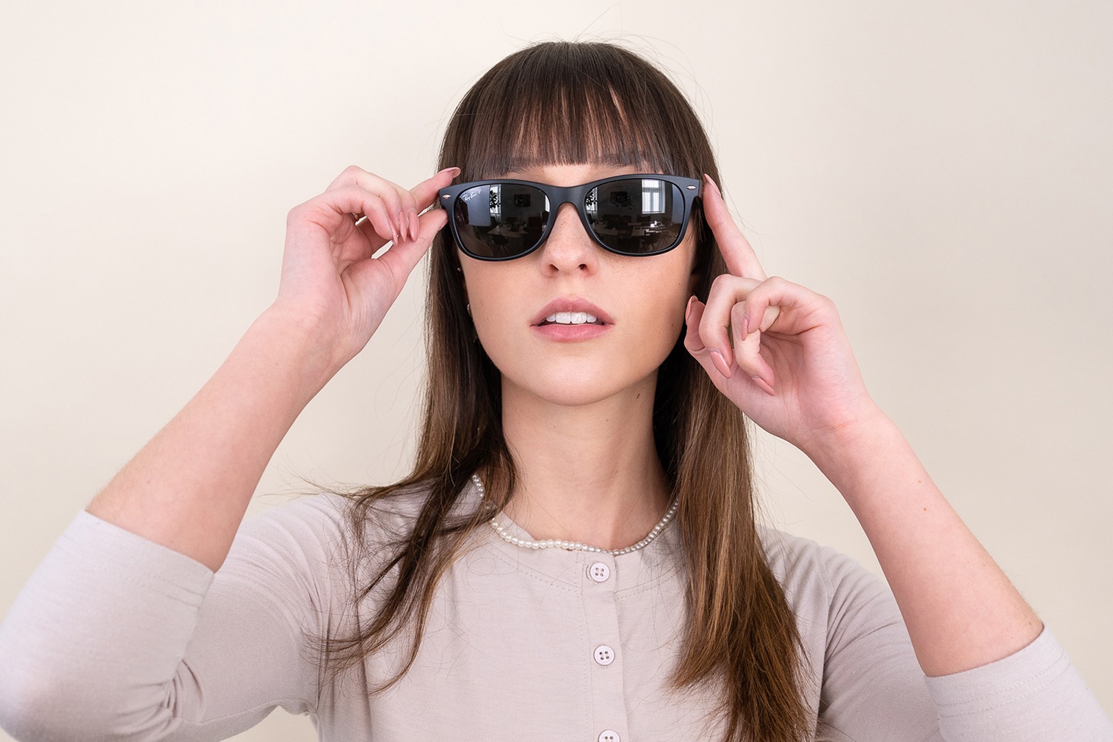 Ray Ban New Wayfarer RB2132 622 58 55 Sonnenbrillen Lentiamo
