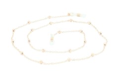 Brillenkette Rose gold
